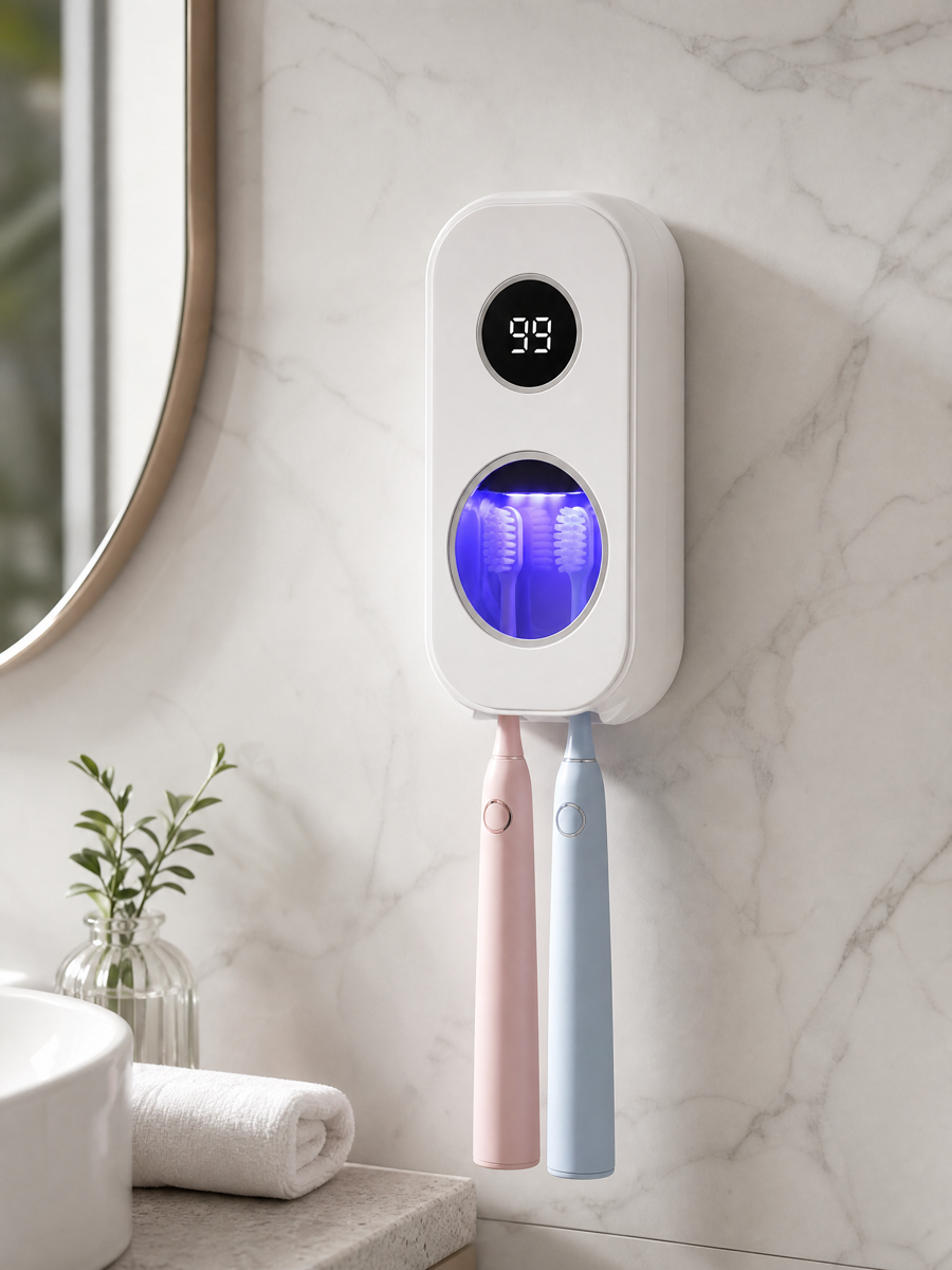 Selbstreinigender UV-Zahnbürsten-Sanitizer