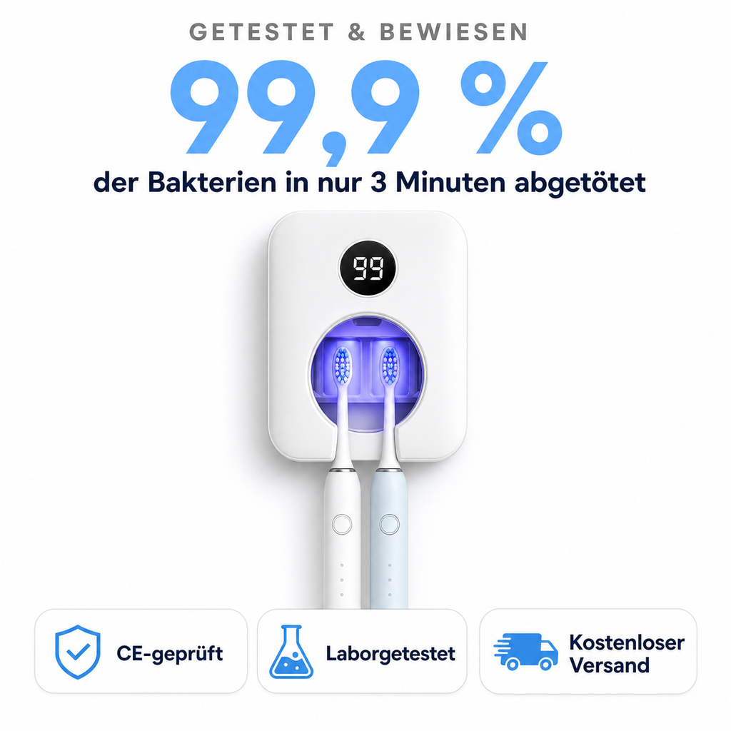 Selbstreinigender UV-Zahnbürsten-Sanitizer