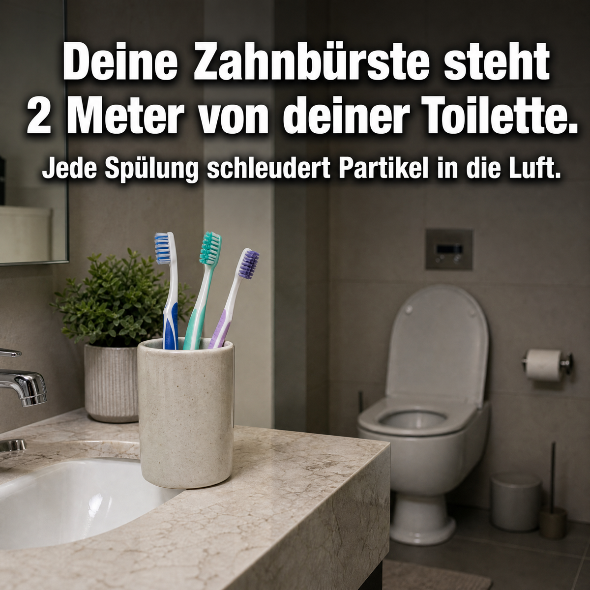 Selbstreinigender UV-Zahnbürsten-Sanitizer