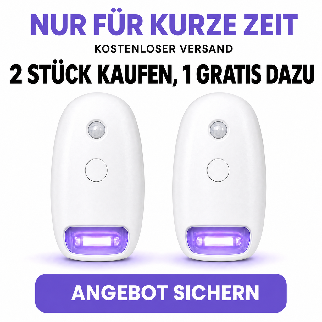 Selbstreinigendes UV-Toiletten-Desinfektionsgerät & Nachtlicht